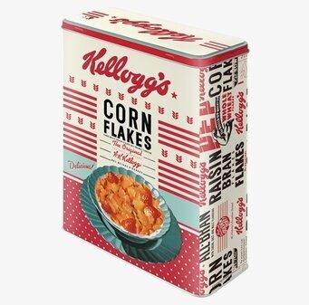 Bild av retroinspirerad plåtburk med nostalgisk design