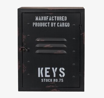 Bild av stilrent nyckelskåp med industriell design