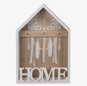 Foto av stilren nyckelförvaring med skandinavisk design