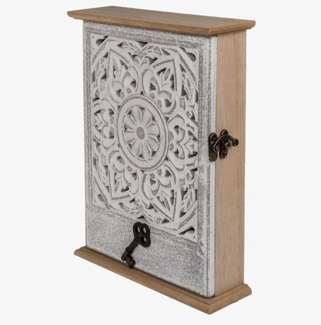 Nyckelskåp Boho Vit Out of the blue Nyckelförvaring Nyckelhängare