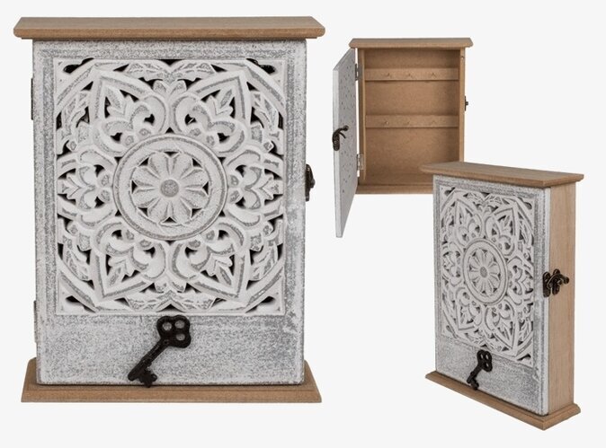 Nyckelskåp Boho Vit Out of the blue Nyckelförvaring Nyckelhängare