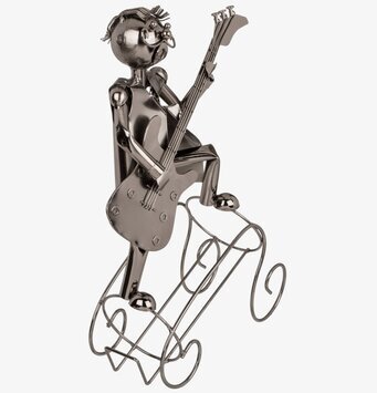 Foto: Kreativ och iögonfallande flaskhållare i metall