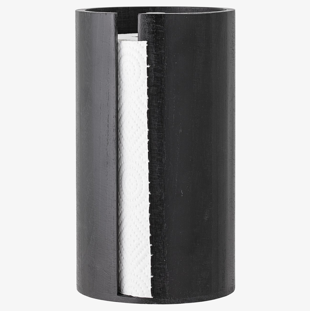 Pappershållare Celian Svart Bloomingville för hushållspapper
