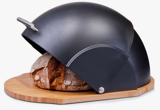 Brödkupa Bambu Svart Zeller Brödboxar/brödkorgar