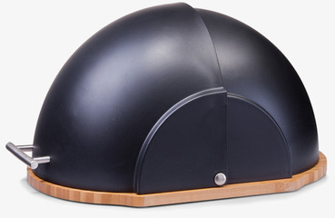 Brödkupa Bambu Svart Zeller Brödboxar/brödkorgar