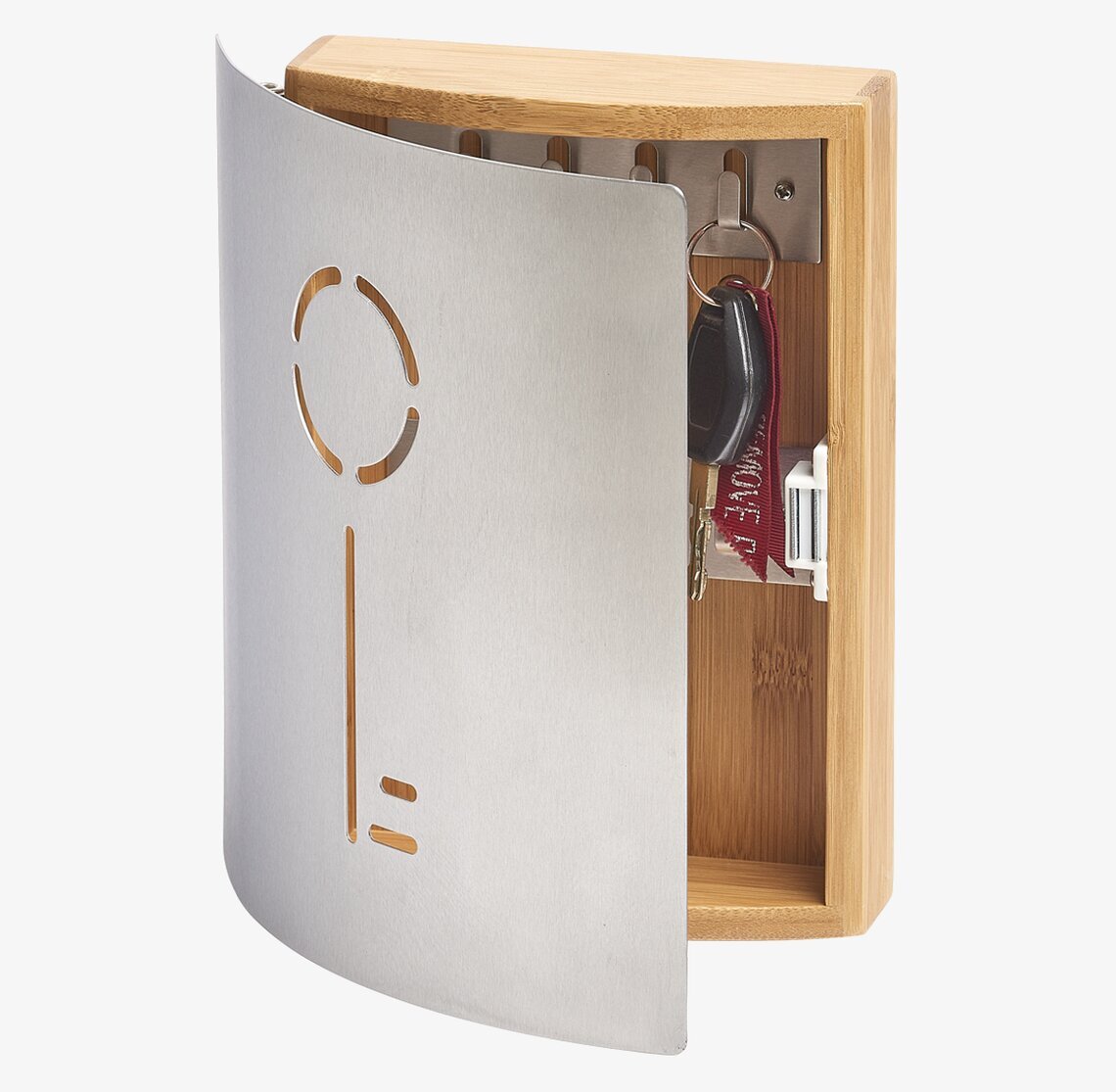 Nyckelskåp Key Bambu Zeller Nyckelförvaring Nyckelhängare