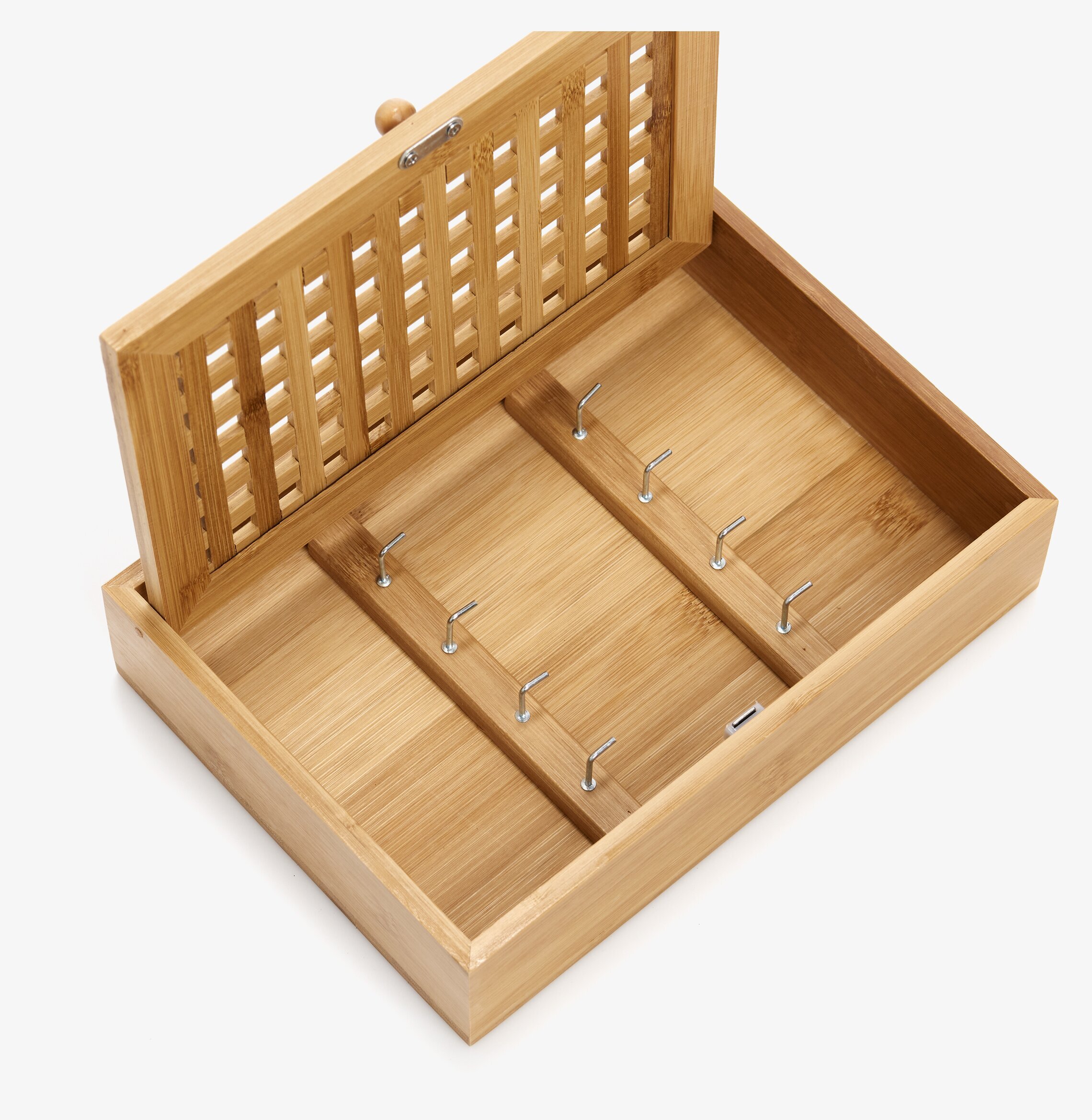 Nyckelskåp Bambu Zeller Nyckelförvaring Nyckelhängare