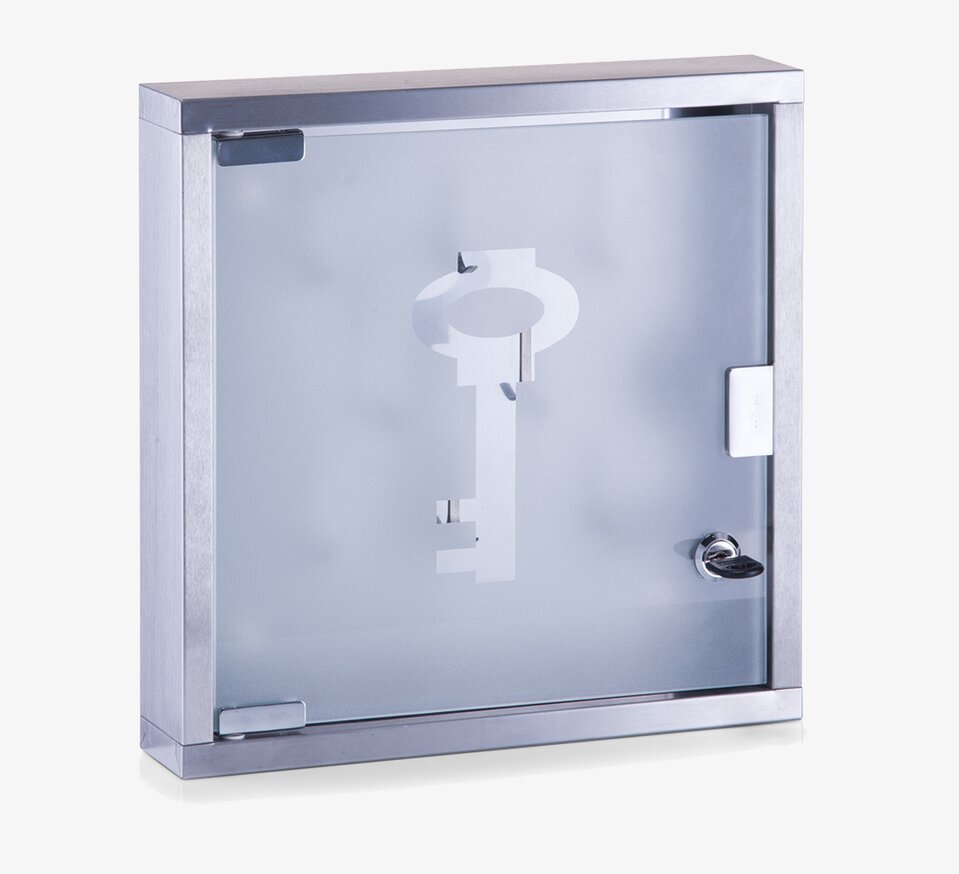 Nyckelskåp Rostfritt Stål Zeller Nyckelförvaring Nyckelhängare