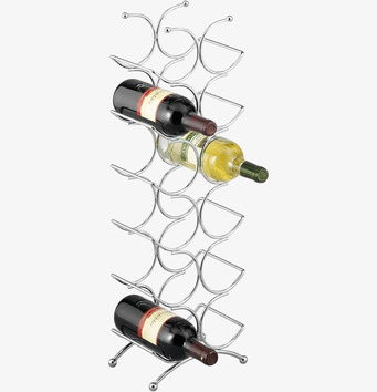 Bild av stilrent vinställ för 12 flaskor i modern design