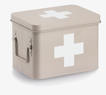 Bild av stilren och funktionell medicinförvaringsburk