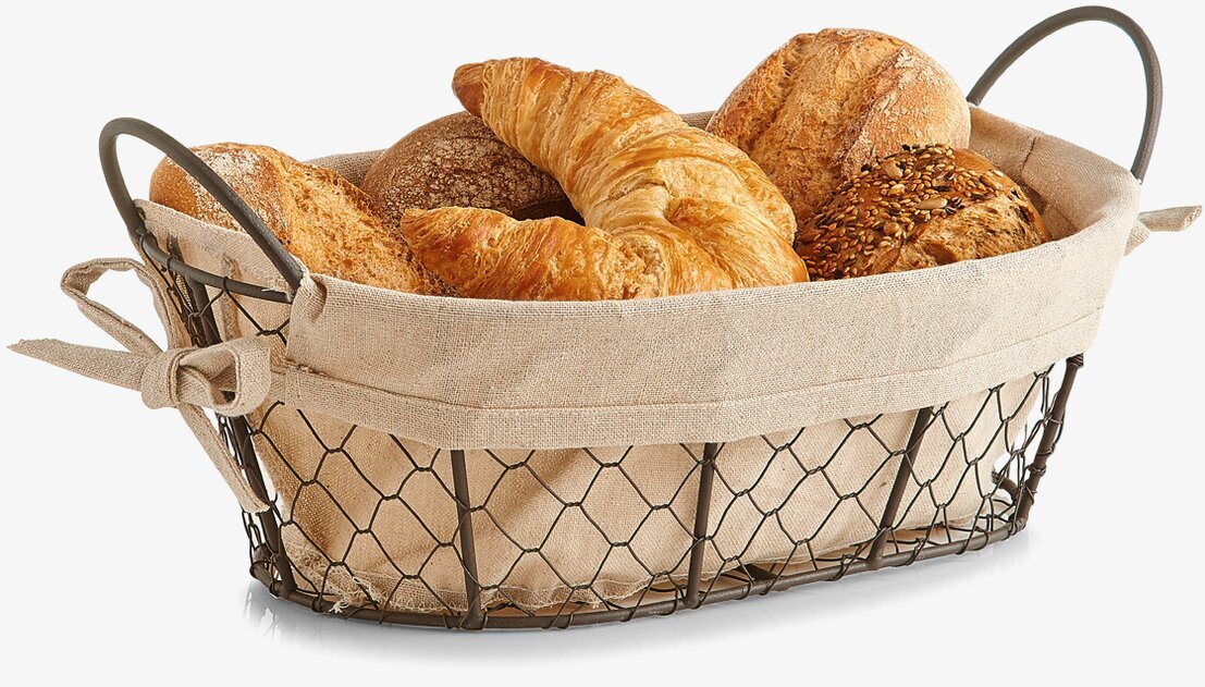 Brödkorg Linne Zeller Brödboxar/brödkorgar