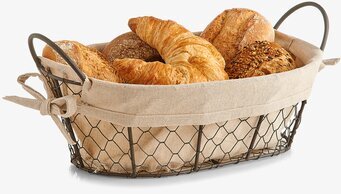 Bild av stilren brödkorg med rustik och modern design