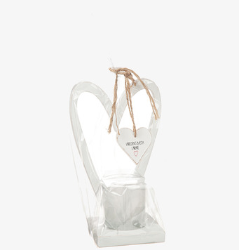 Bild av ljushållare med budskapet Världens Bästa Lärare