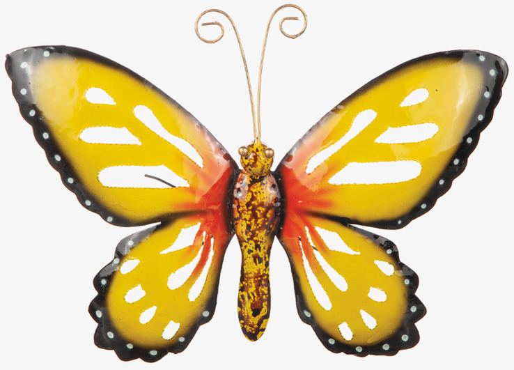 Fjäril Hamrad Plåt 38cm Different Design