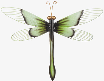 Bild av konstnärlig väggdekoration i form av trollslända