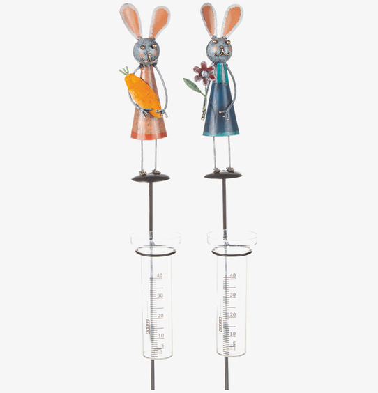 Regnmätare Kanin Hamrad Plåt Different Design