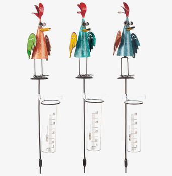 Bild av charmiga fågelregnmätare i färgglad design