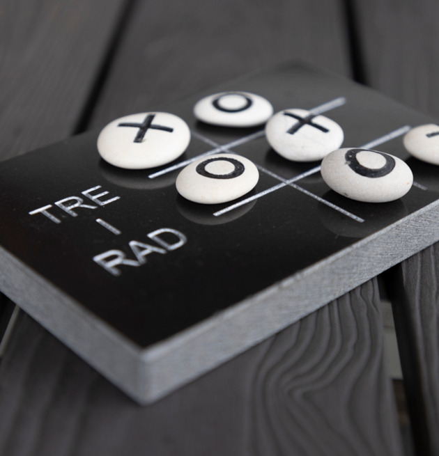 Tre I Rad Granit Different Design Brädspel