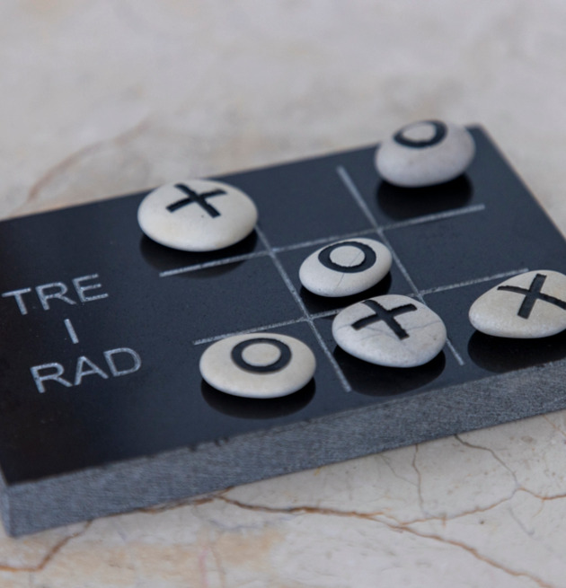 Tre I Rad Granit Different Design Brädspel