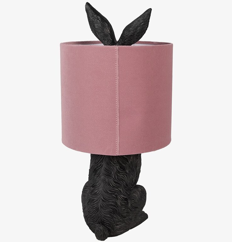 Bordslampa Kanin / Hiding Rabbit - Svart/Rosa Clayre & Eef Lampor Taklampor Golvlampor Bordslampor LED-lampor Ledlampor