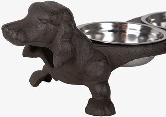 Bild av detaljrik matskål för hundar i järndesign