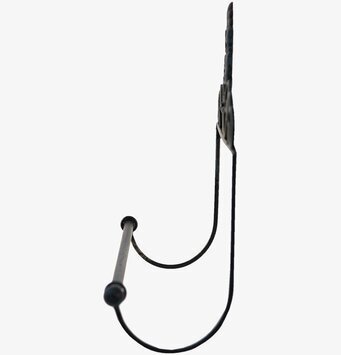 Bild av stilren väggmonterad pappershållare i metall