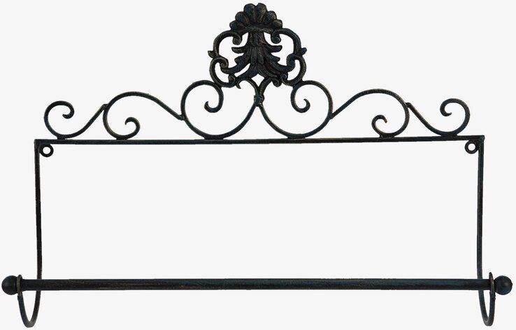 Pappershållare Vägg Svart Clayre & Eef för hushållspapper