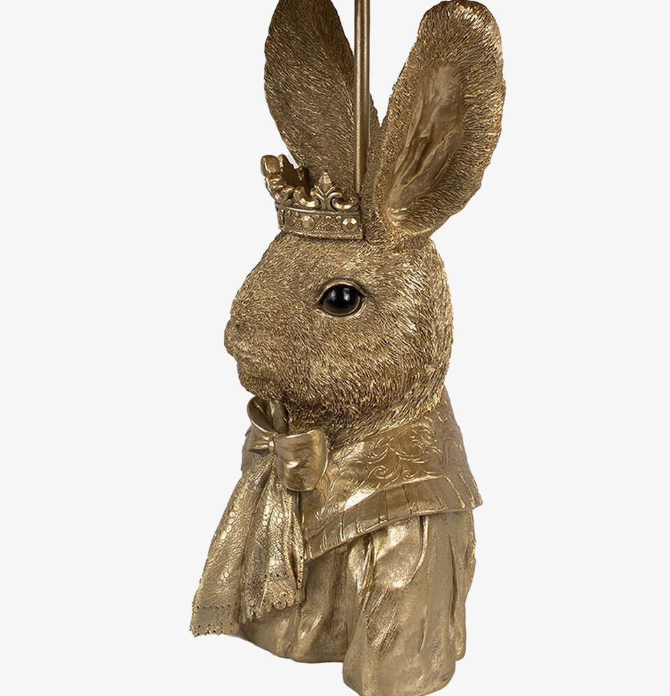 Bordslampa Kanin Guld H61cm Clayre & Eef Lampor Taklampor Golvlampor Bordslampor LED-lampor Ledlampor Fönsterlampor Ljusslingor för