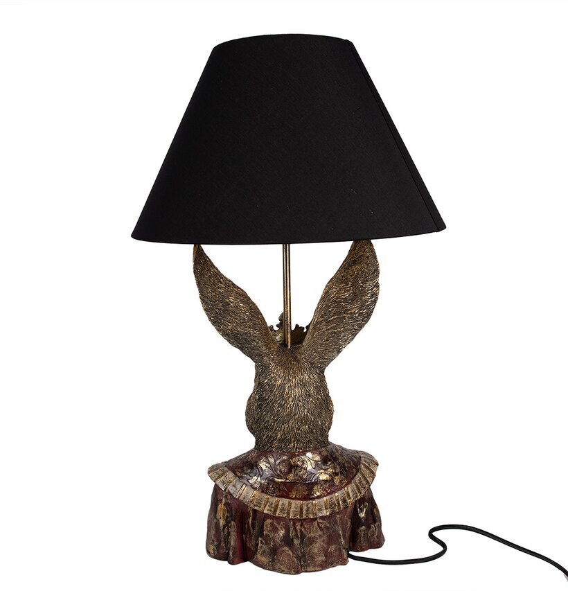 Bordslampa Kanin Antik H61cm Clayre & Eef Lampor Taklampor Golvlampor Bordslampor LED-lampor Ledlampor Fönsterlampor Ljusslingor för