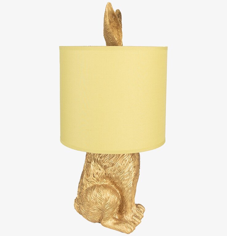 Bordslampa Kanin Guld/Gul Clayre & Eef Lampor Taklampor Golvlampor Bordslampor LED-lampor Ledlampor Fönsterlampor Ljusslingor för dekoration