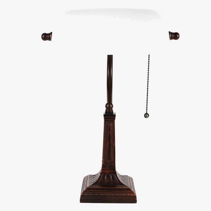 Skrivbord-/Bordslampa Vit Clayre & Eef Lampor Taklampor Golvlampor Bordslampor LED-lampor Ledlampor Fönsterlampor Ljusslingor för dekoration