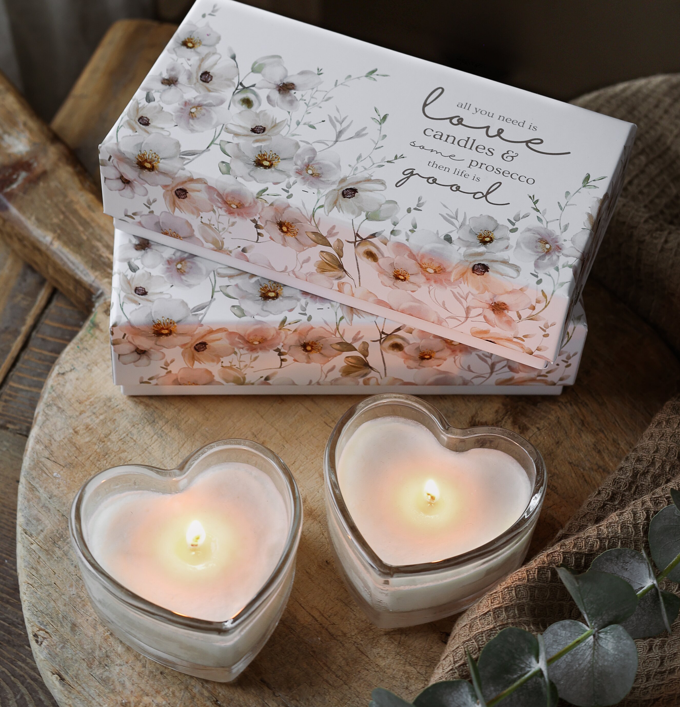 Doftljus Scented Heart Set/2 - Majas Cottage Doftljus/doftpinnar