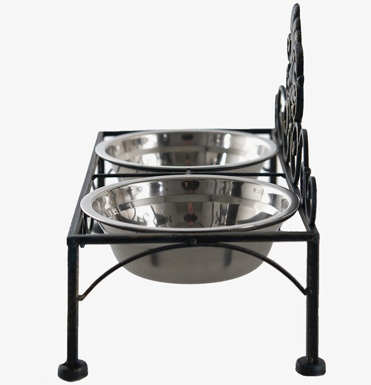 Bild av elegant och funktionell hund- och kattmatskål
