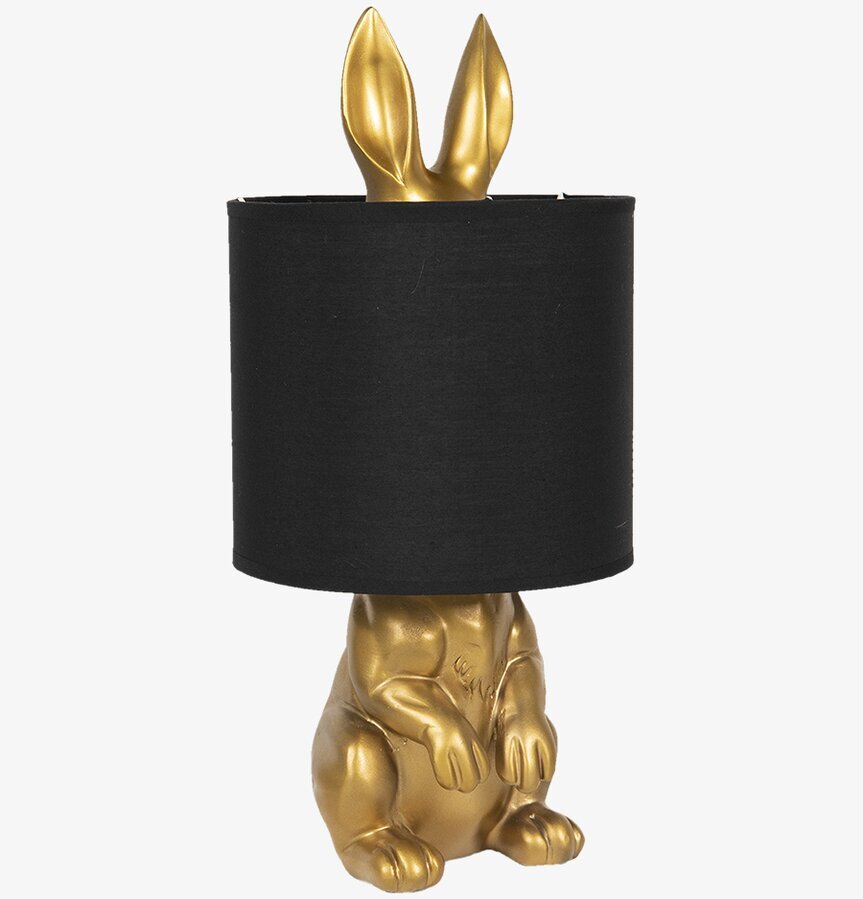 Bordslampa Kanin / Hiding Rabbit - Guld/Svart Clayre & Eef Lampor Taklampor Golvlampor Bordslampor LED-lampor Ledlampor