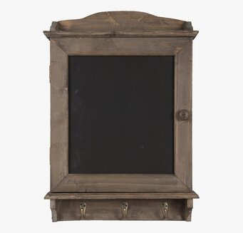 Bild av elegant nyckelskåp med antikbrun finish