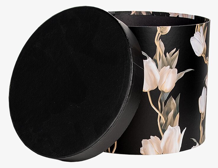 Förvaringsbox Set/3 Clayre & Eef Förvaringslådor och korgar Boxar Förvaringsboxar Porslinsboxar Trälådor Smyckesboxar i porslin Förvaringsbrickor