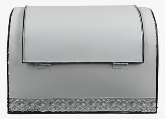 Bild av elegant halvcirkelformad brödbox med mönster