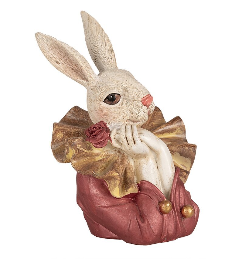 Dekoration Kanin Beige/Pink Clayre & Eef Kaniner för prydnad/dekoration Prydnadskaniner Dekorationskaniner Bunnys dekoration