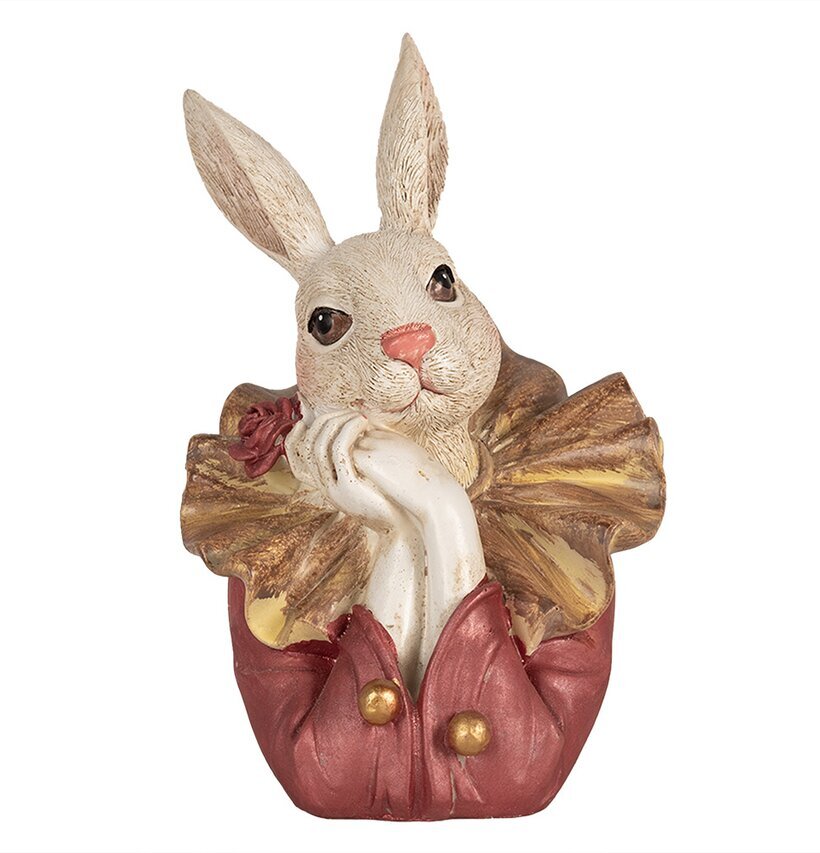 Dekoration Kanin Beige/Pink Clayre & Eef Kaniner för prydnad/dekoration Prydnadskaniner Dekorationskaniner Bunnys dekoration