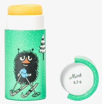 Bild av charmigt läppbalsam med vintertema och mintdoft