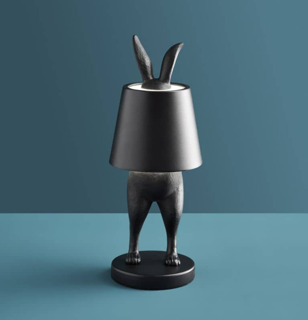 Bordslampa Hiding Rabbit / Kanin LED Matt Svart Werner Voss Lampor Taklampor Golvlampor Bordslampor LED-lampor Ledlampor