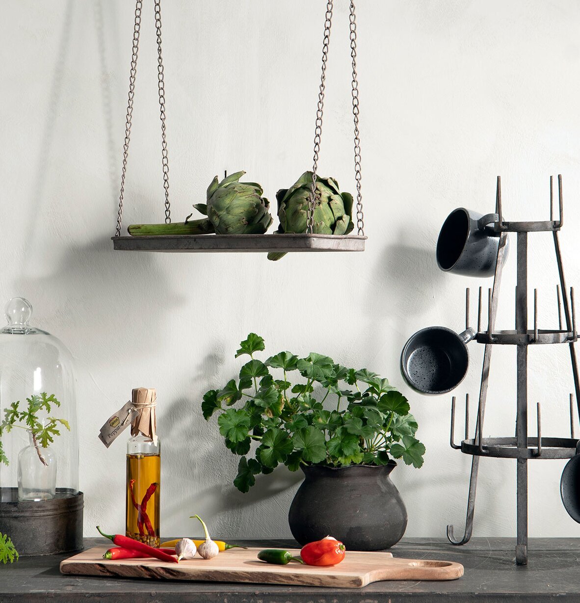 Hängande Hylla Krok Metall A Lot Decoration Konsol för hyllor Hyllkonsoller Ljusstakar Adventsstakar Ljushållare Ljushyllor