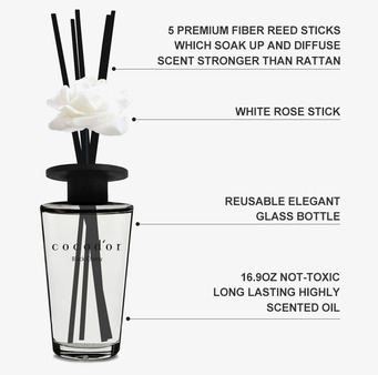 Bild av stilrena doftpinnar för en behaglig atmosfär