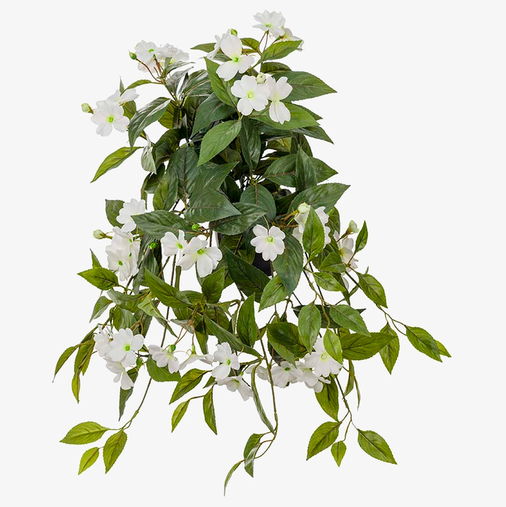 Hängväxt Lyckliga Lotta Vit Mr Plant Konstväxter Konstblommor Plastväxter Plastblommor