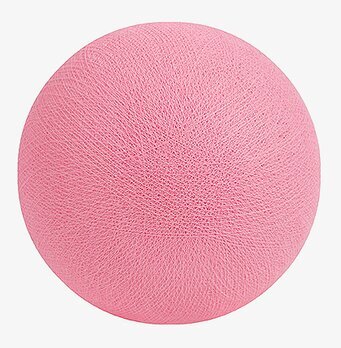 Bild av rund rosa lampa med mjuk texturerad yta