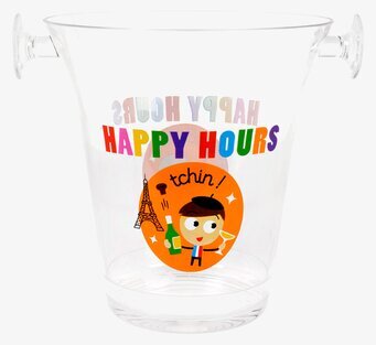 Bild av stilren dryckeskylare med färgglad design