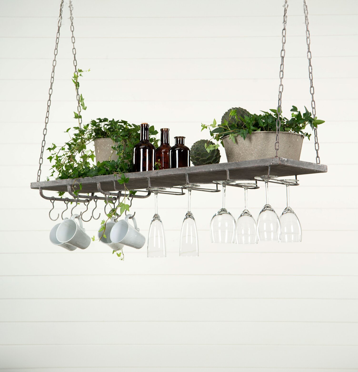 Hängande Hylla Metall 120cm A Lot Decoration Ljushyllor Ljusstakar Adventsstakar Ljushållare Övrig prydnad/dekoration för inredning innemiljö