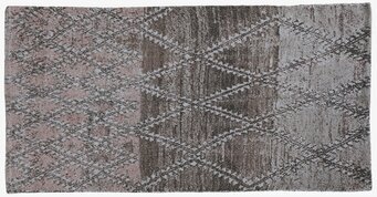 Bild av vintage-inspirerad golvmatta med franskt mönster