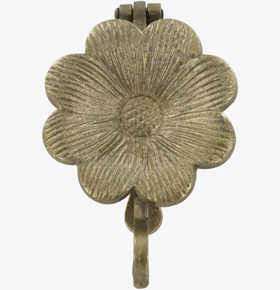 Dörrklapp Blomma Antik Mässing Chic Antique Övrig prydnad/dekoration för inredning utemiljö