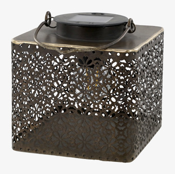 Bild av stilfull solcellslanterna med antik design